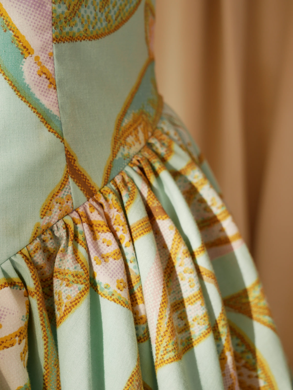 Basque-Waist Mini Dress