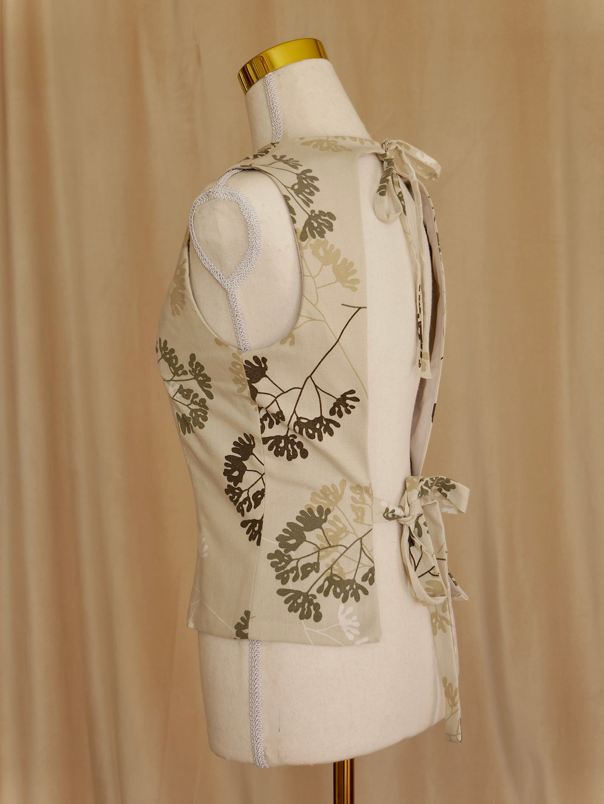 Open-Back Tie Bodice