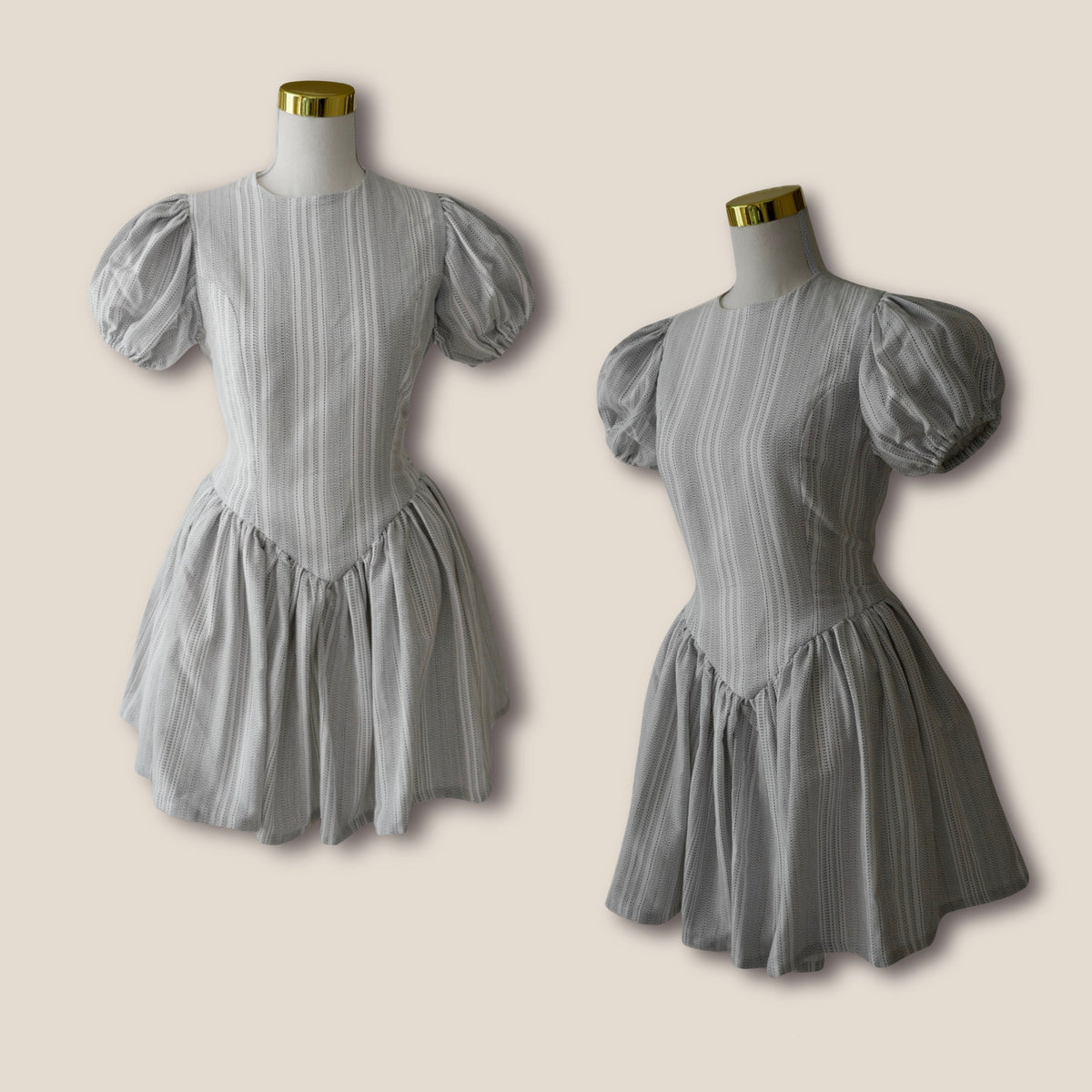 Drop-Waist Mini Dress
